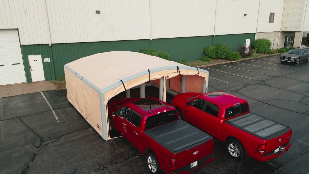 Double the Space, Double the Protection — CarCapsule Double Wide Outdoor Showcase
