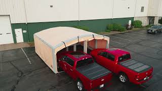 Double The Space, Double The Protection Carcapsule Double Wide Outdoor Showcase