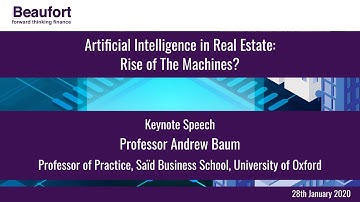 Beaufort Capital Breakfast Seminar 2020 - Keynote Speech (Professor Andrew Baum)