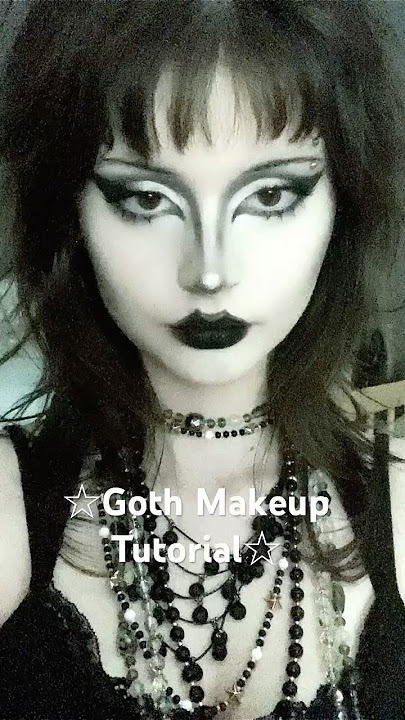 Step By Step Goth Makeup Tutorial 4 Beginners #makeup #gothmakeup #makeuptutorial #goth #trending