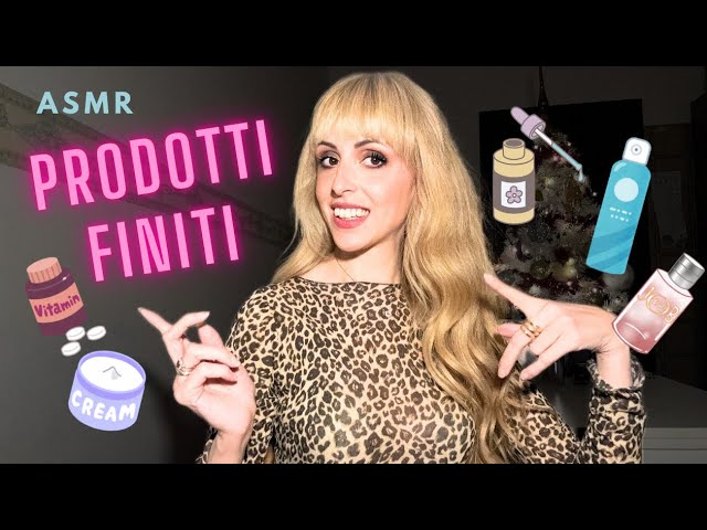 FINISHED PRODUCTS ✅ RELAX AND LET'S DISCOVER THEM TOGETHER 😌Whispering {ASMR ITA 🇮🇹}