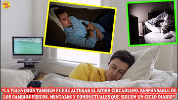 ¿Por qué no puedo dormir sin la televisión encendida?