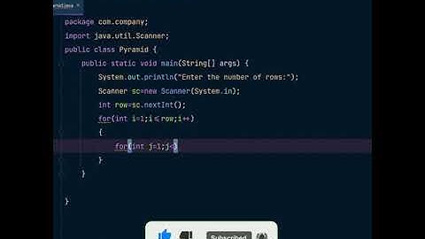 Printing Pyramid pattern using asterisk mark programming in JAVA || #shorts #programming