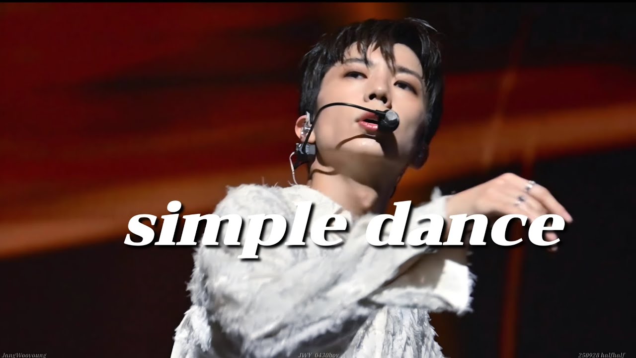[4k Fancam]250928 장우영 half half  simple dance
