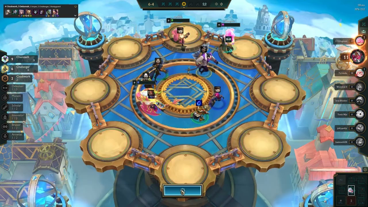 League of Legends TFT Set 6.5 - 9 Chemtech / 6 Challenger + 2 Clockwork