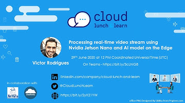 Processing real-time video stream using Nvidia Jetson Nano and AI model on the Edge