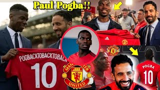PAUL POGBA SIGNS SHOCKING 2-YEAR DEAL WITH MANCHESTER UNITED – UNBELIEVABLE RETURN!