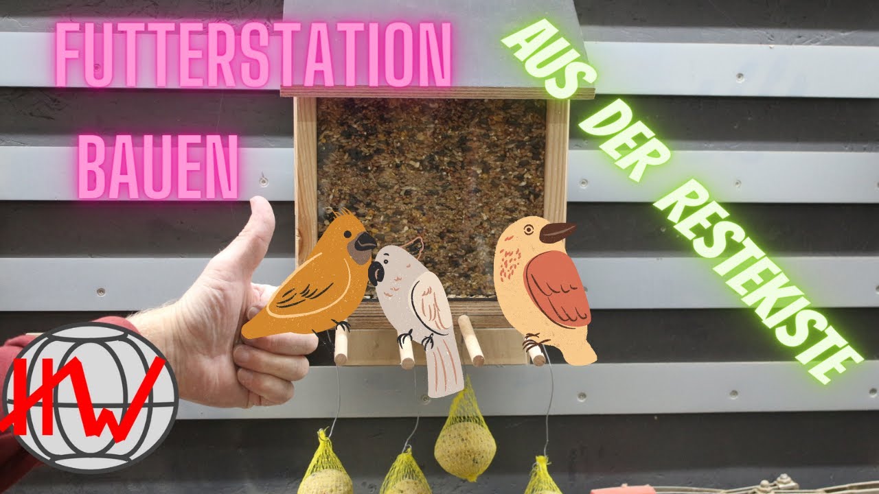 Futterstation für Wildvögel bauen