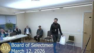 Board of Selectmen 3/12/26