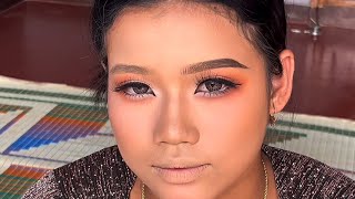 Full face makeup for beginners 💕#makeupartist #indian #makeup #beginner#eyeshadow #beginnermakeup  screenshot 5