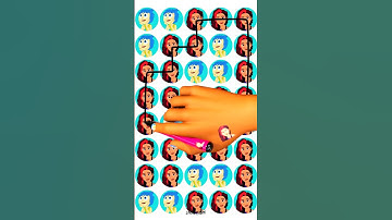 Joy from Inside out 2 line connect puzzle diy idea #viral #art #insideout #insideout2 #fyp #trending