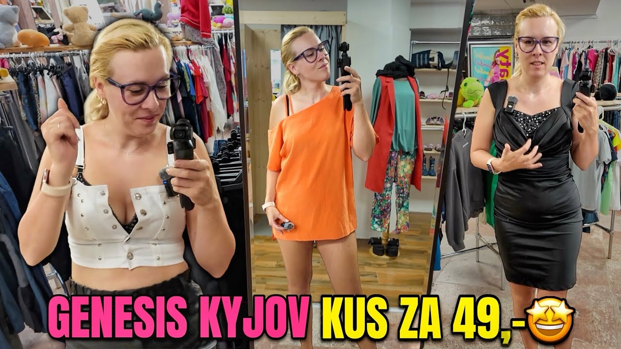 ZKOUŠÍM OUTFITY V KYJOVSKÉM SEKÁČI GENESIS💃🏼NAKOUPILA JSEM I PRO BABIČKU❤️