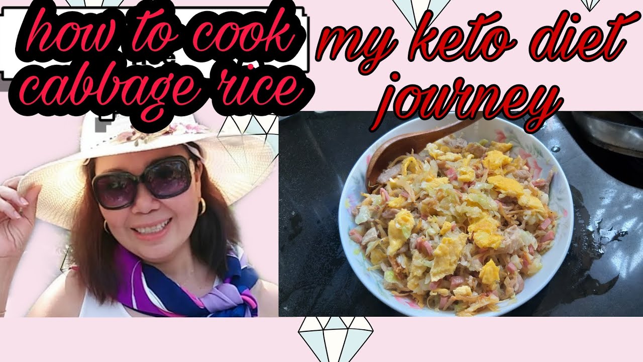 How to cook cabbage rice/low carb/keto diet journey/Always Shanne YouTube
