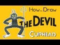 How to Draw The Devil from Cuphead