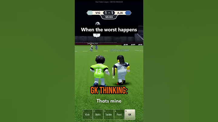 When the worst happens 😭 - GK POV  #realfutbol #roblox #football