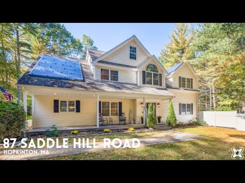 87 Saddle Hill Rd, Hopkinton, MA home video tour