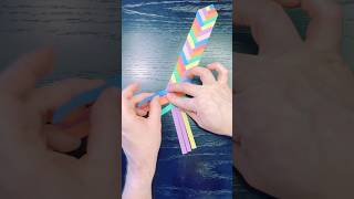 Easy Woven Paper Bookmark Craft | A Fun DIY Activity for Kids | Craft for Little Readers #papercraft