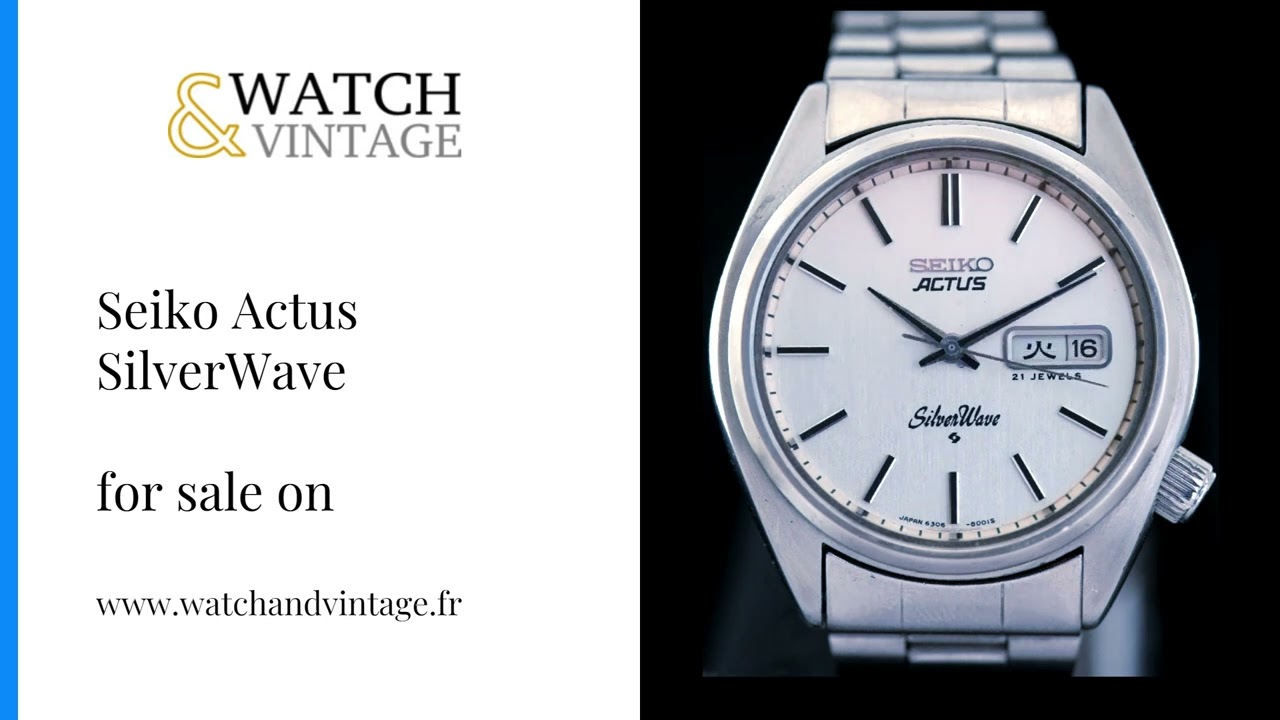 Seiko Actus Silverwave 6306-8000 from 1977 - YouTube