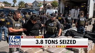 FBI &amp; ICE Launch Massive California Raid — CJNG Network Hit, 3.8 Tons of Drugs Seized