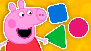 Learn Shapes with Peppa Pig | The Shapes Song | Educational Song for Kids | Kids Songs