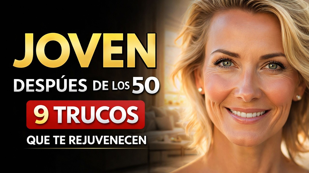 9 Trucos para Verte Más Joven y Radiante Después de los 50 y 60