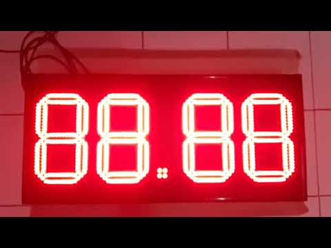 ป้าย LED แสดงราคาน้ำมันและตู้ควบคุม control