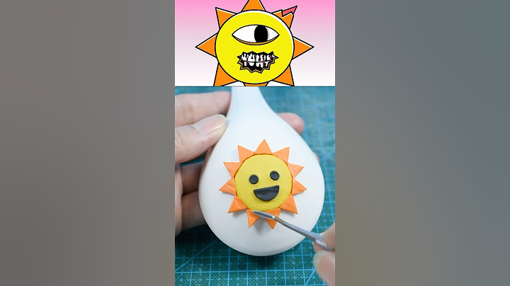 I made Mr.Sun from Sprunki with melted clay #shorts #clay #sprunki #diy #scary