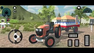 Kobato tractor driving 3d #gta #tractor  android gameplay #offroad #drawing #farming #gameplay screenshot 4