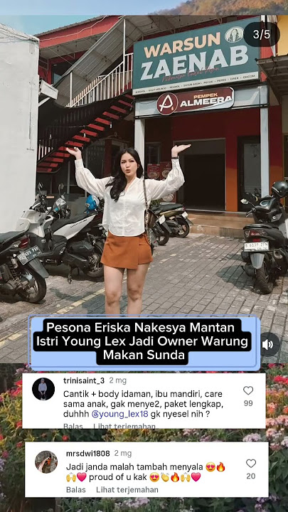 Eriska Mantan Istri Young Lex Buka Warung Makan
