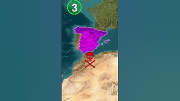 These are the countries that were actually hit by American nuclear bombs #geography #map