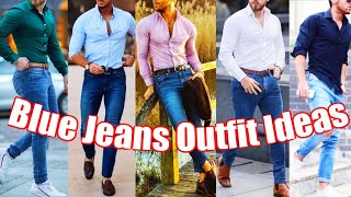 5 Best Blue Shirt Combination With Jeans Wear 2023  Blue shirt  combination Blue denim shirt Blue shirt with jeans