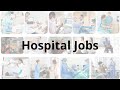 [English for Nurses] Hospital Jobs: Vocabulary and Descriptions