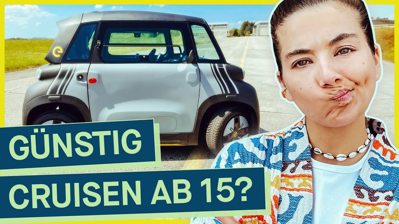 Ab 15 Auto fahren ohne Auto-Führerschein: Wie günstig, praktisch und sicher sind Mopedautos?