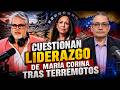 CUESTIONAN LIDERAZGO DE MARÍA CORINA TRAS TERREMOTOS