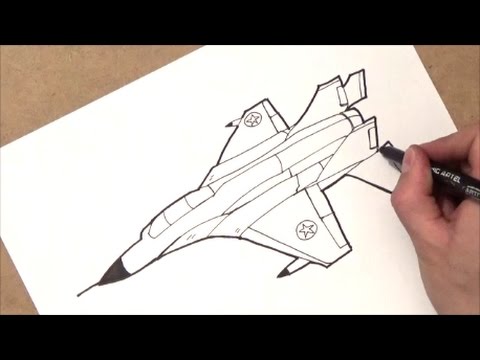 Video: Come Disegnare Un Aereo Militare