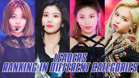 LEADERS Ranking in Different Categories 2020 | TWICE IZ*ONE ITZY EVERGLOW