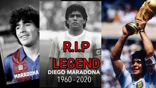 Maradona Rip Legend