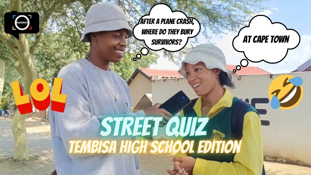 Street Quiz Tembisa High School Edition | Asking People Trick Questions In South Africa
