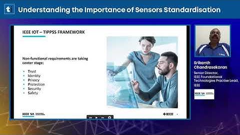 Sensors & IIoT Manufacturing & Automation & Robotics Conference - IEEE SA Sensors presentation