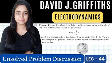 A Sphere carries polarization then find bound charges and electric field.LEC-44 ED GRIFFITHS problem