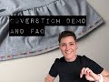 What is a coverstich machine | How to hem using coverstitch and reverse cover stitch tutorial