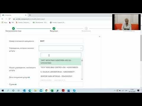Использование интернет портала Compensa для подачи медицинских чеков.