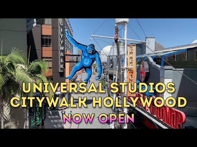 Universal CityWalk Hollywood opens its doors as the park inches closer to  reopening