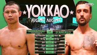 YOKKAO Fight Night: Manachai YOKKAOSaenchaiGym vs Angelo Volpe | Bologna Italy | Muay Thai -65kg