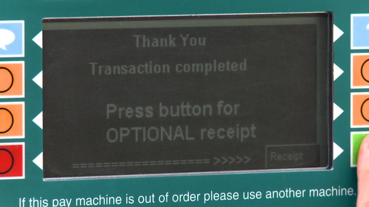 How to use a ParkPlus pay machine