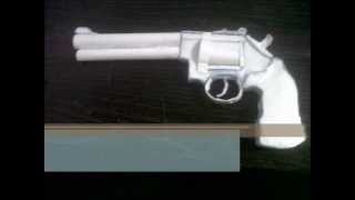 Revolver Magnum De Papel - Paper