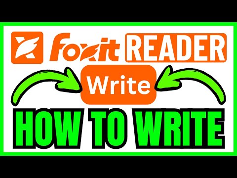 How To WRITE In Foxit PDF Reader (QUICK & EASY) 2026