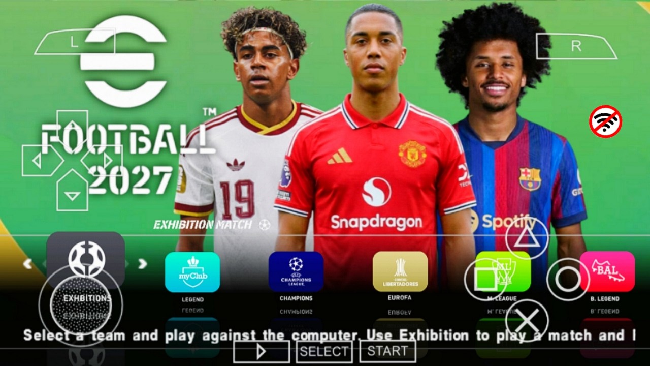 eFootball PES 2026 PPSSPP Camera PS5 Full Update UCL Kits 2026/27 Real Faces Transfers 4K Graphics