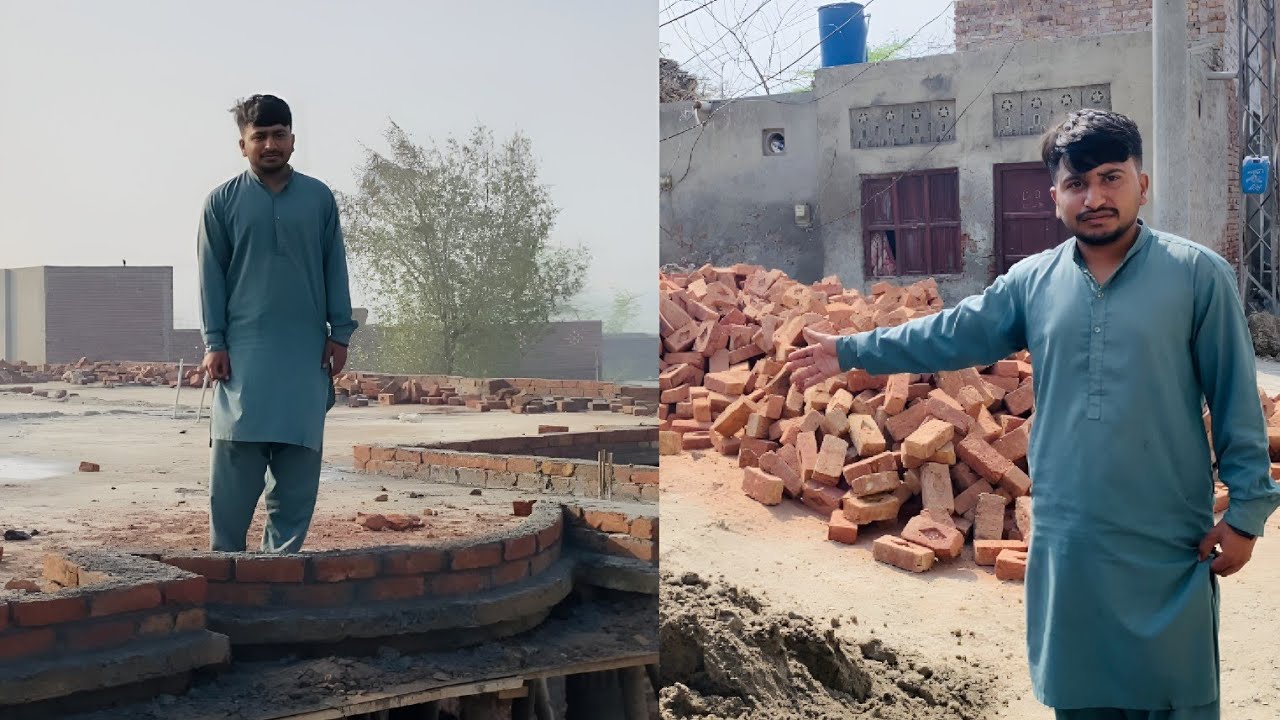 New Ghar Front Design || Parde ke liye Material agya 😲