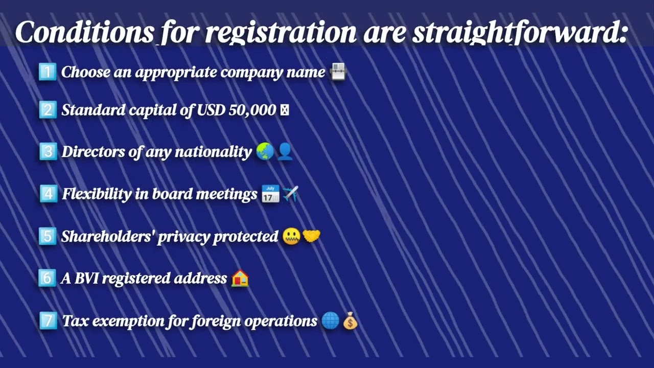 Registering a BVI British Virgin Islands company offers some incredible advantages